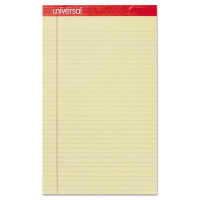 UNIVERSAL PAD LEGAL PERFORATED YELLOW 1X